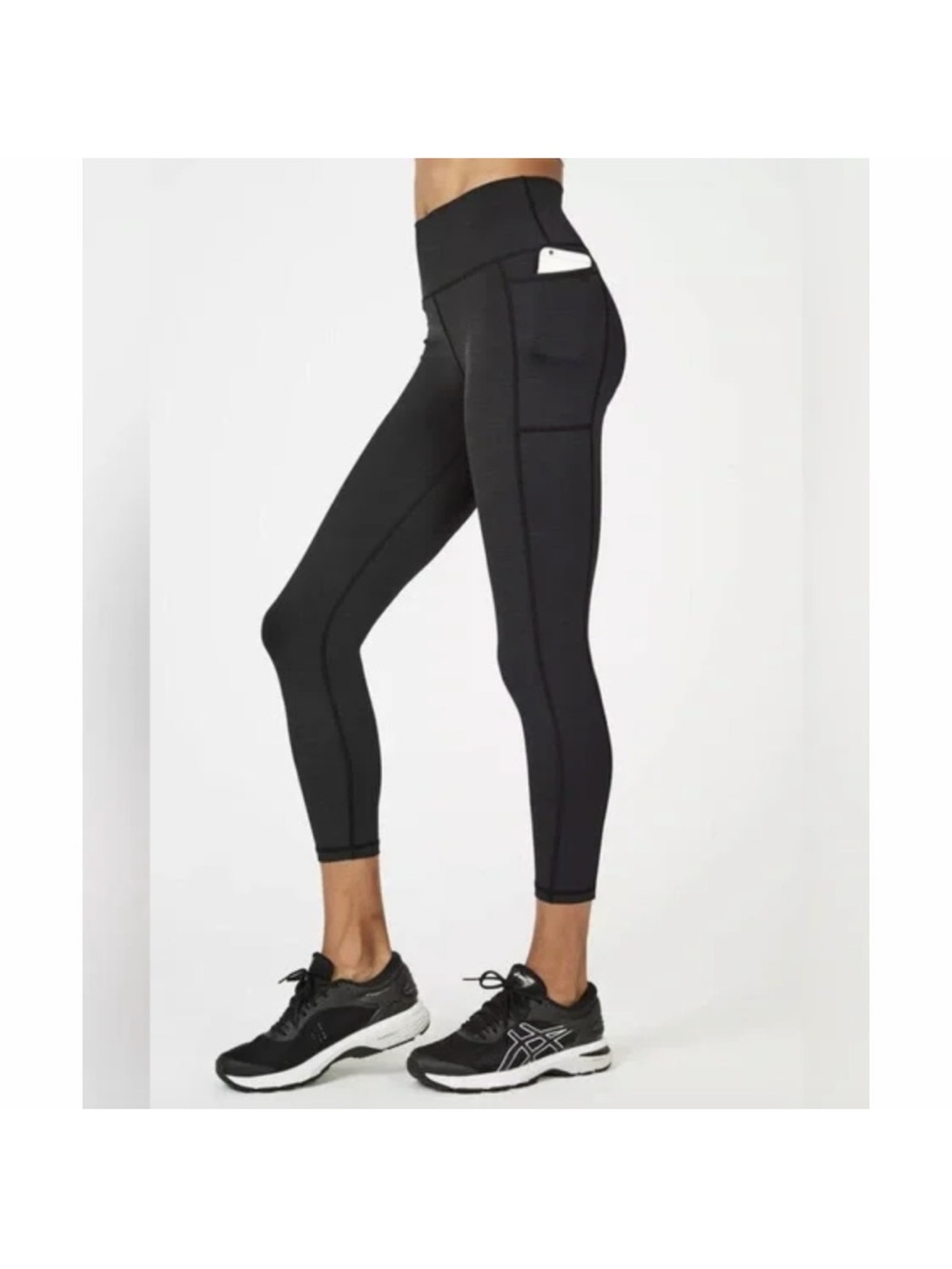 Sweaty Betty Super Sculpt 7/8 Dark Heathered Gray Leggings
